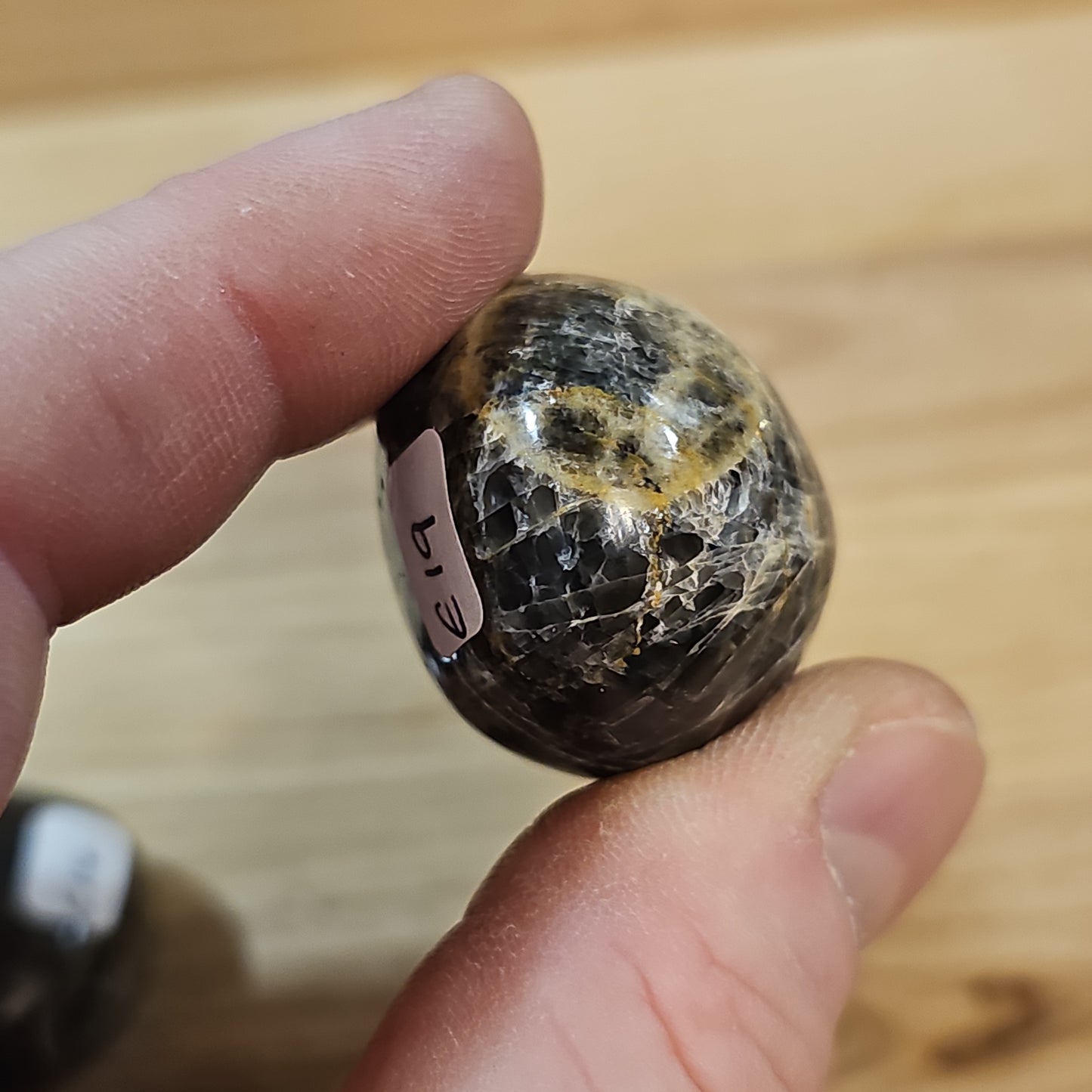 Black Moonstone Pebble Palmstones