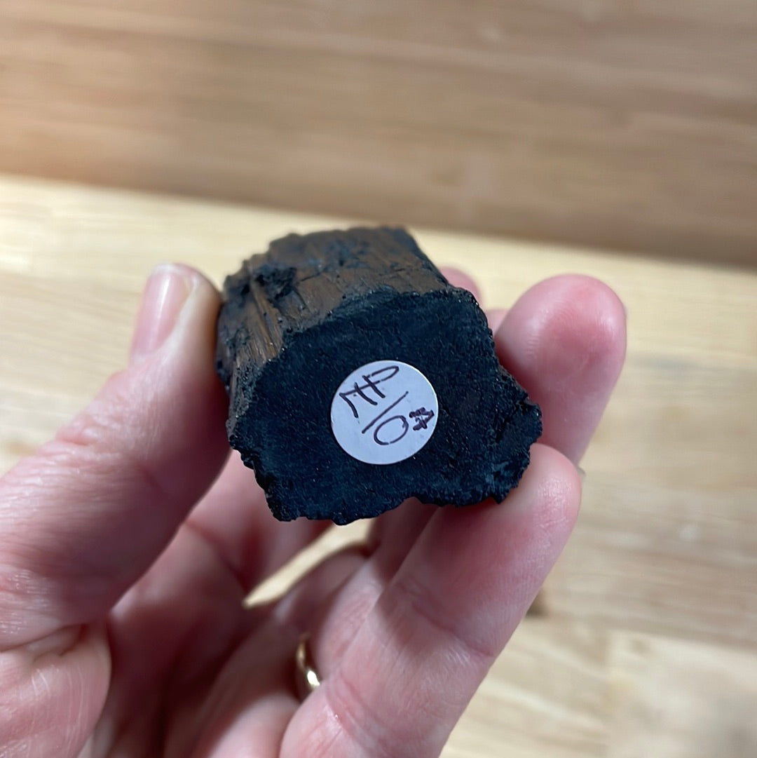 Black Tourmaline Raw and Polished Point