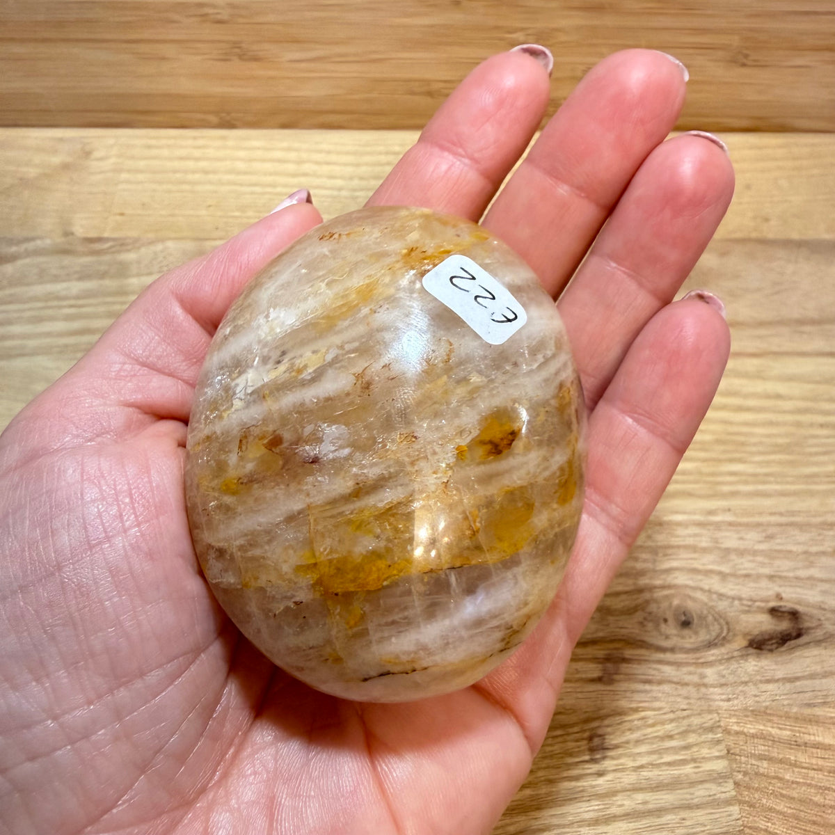 Golden Healer Palmstones