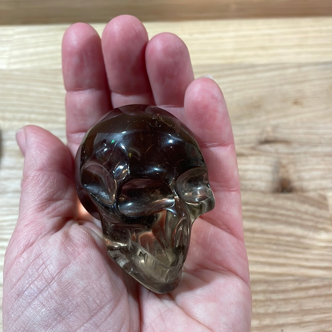 Smokey Quartz Skulls