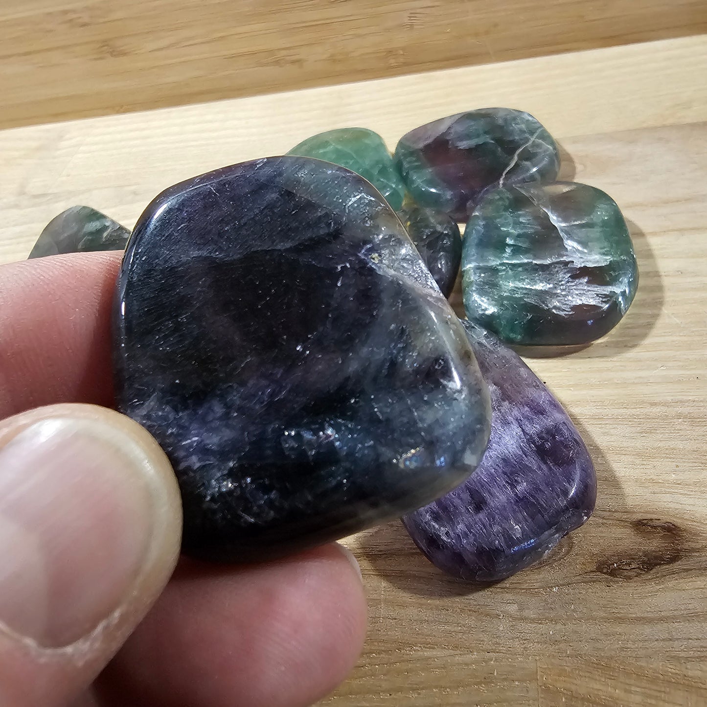 Rainbow Fluorite Smoothstone