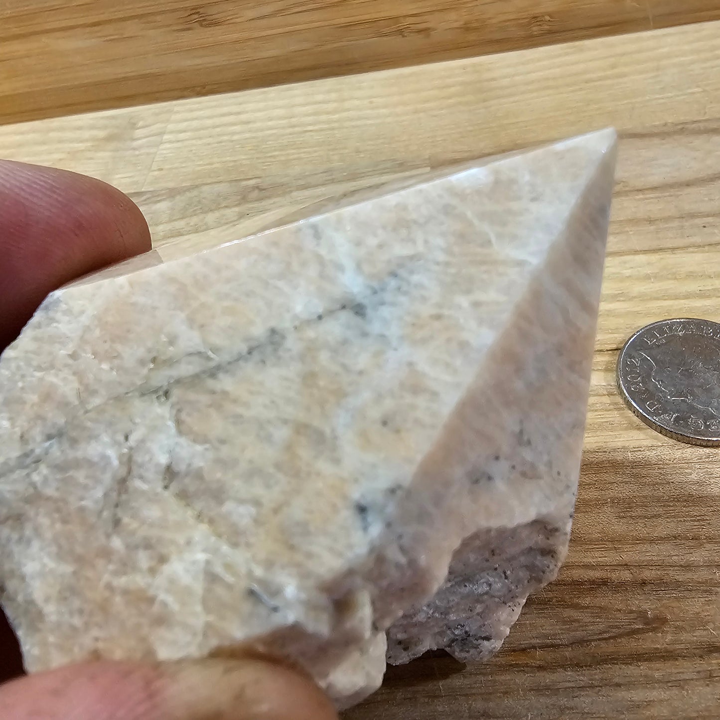 Moonstone Raw & Polished Point