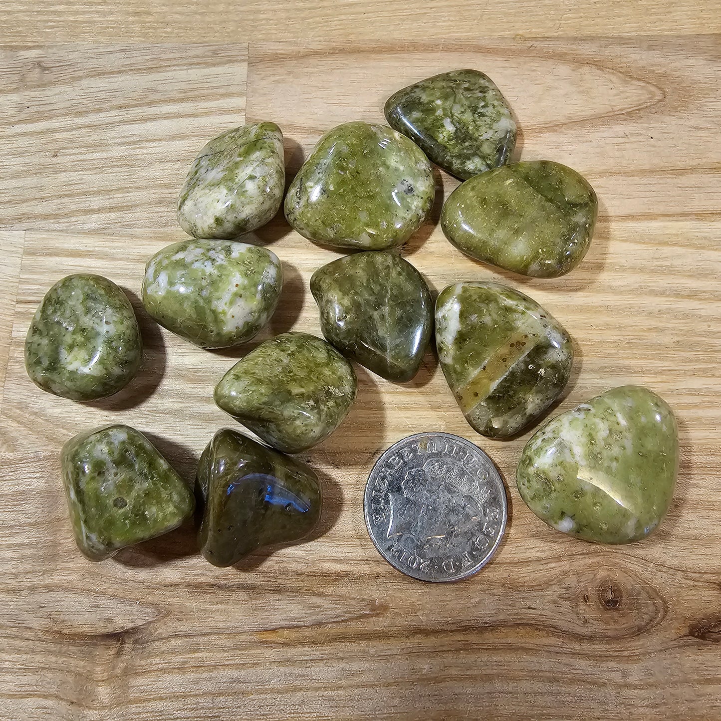 Epidote Tumblestone