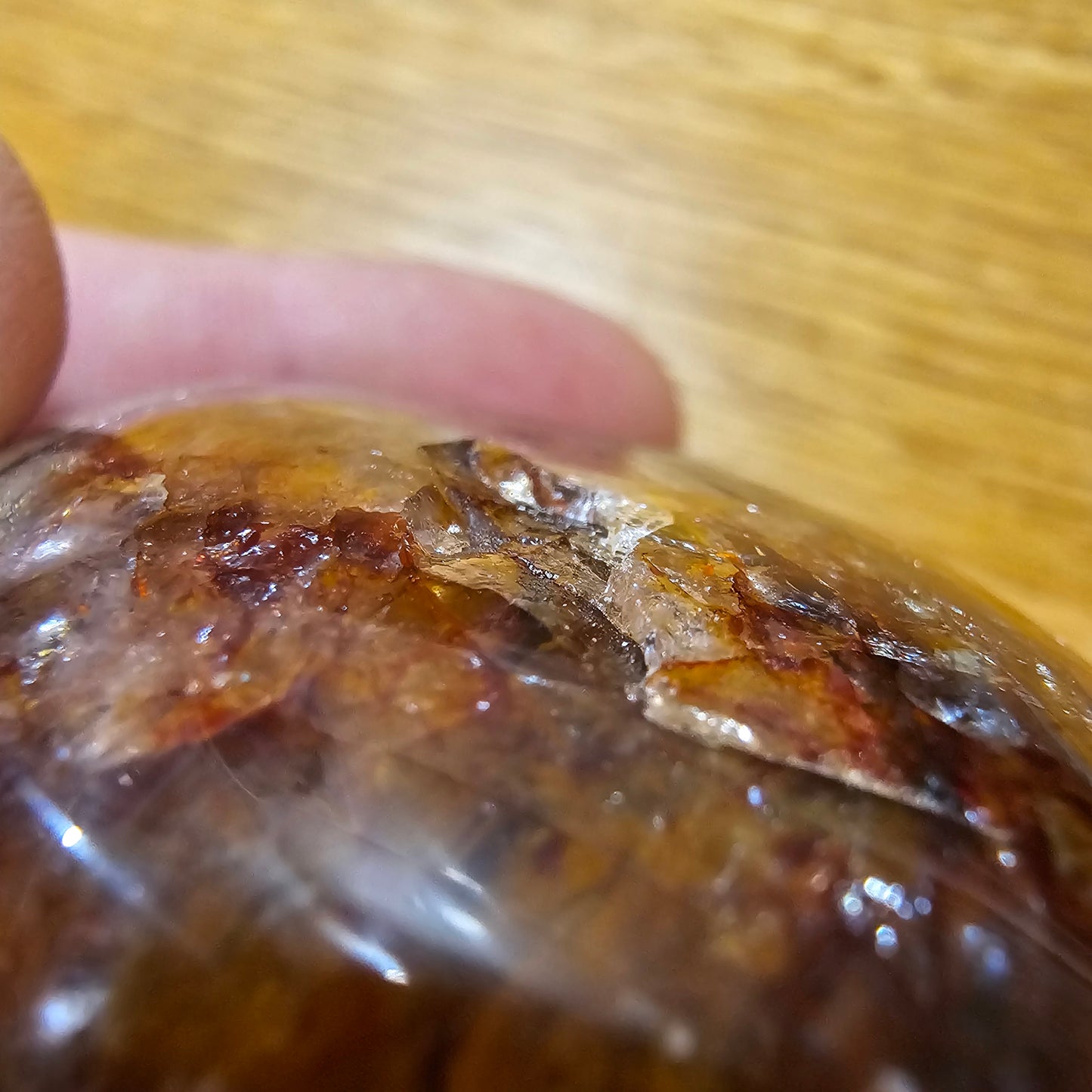 Hematoid Quartz Pebbles