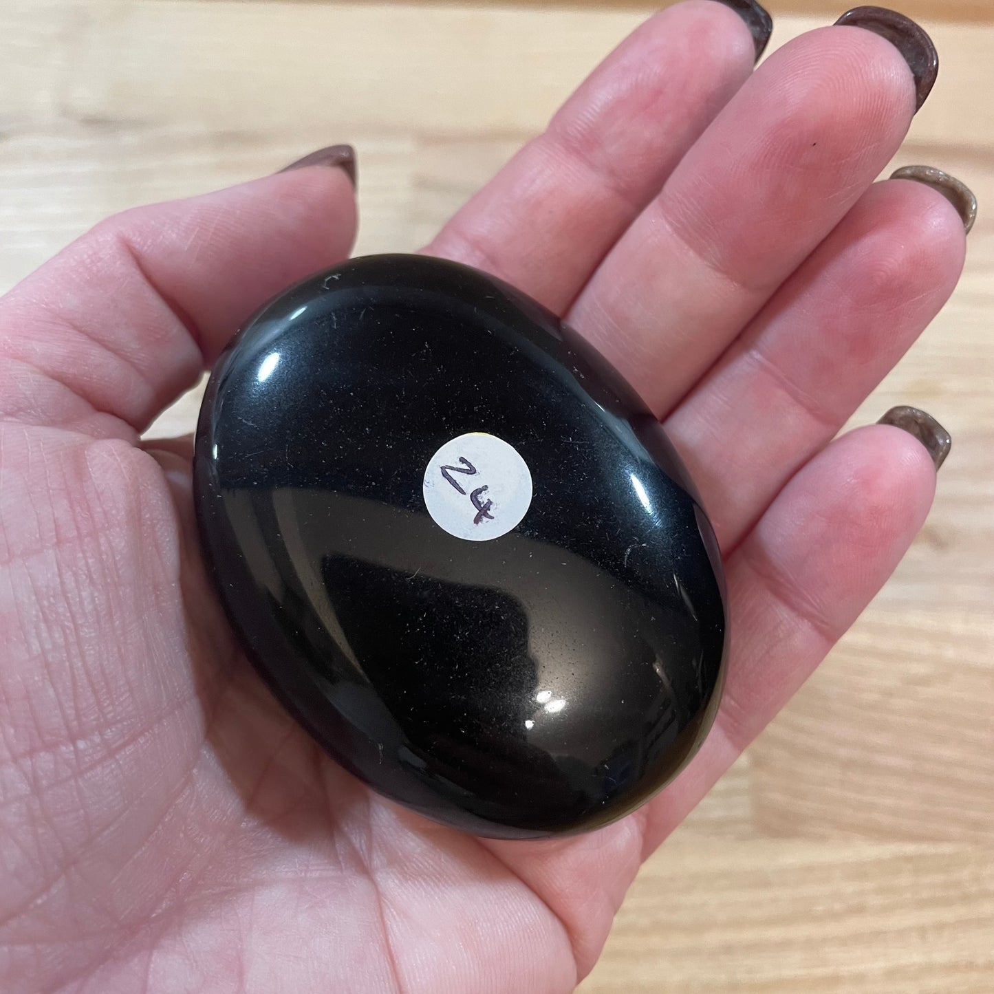 Black Obsidian Palmstone