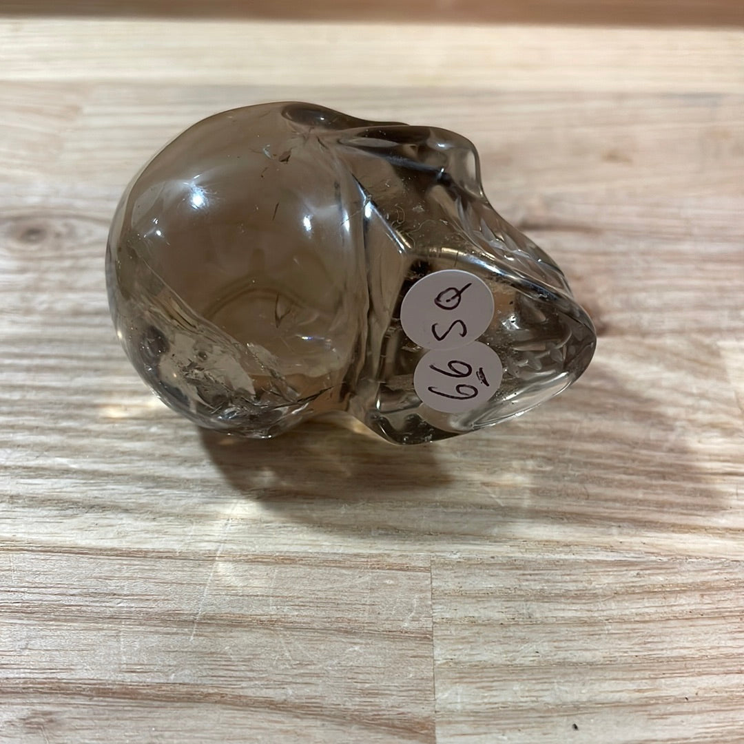 Smokey Quartz Skulls