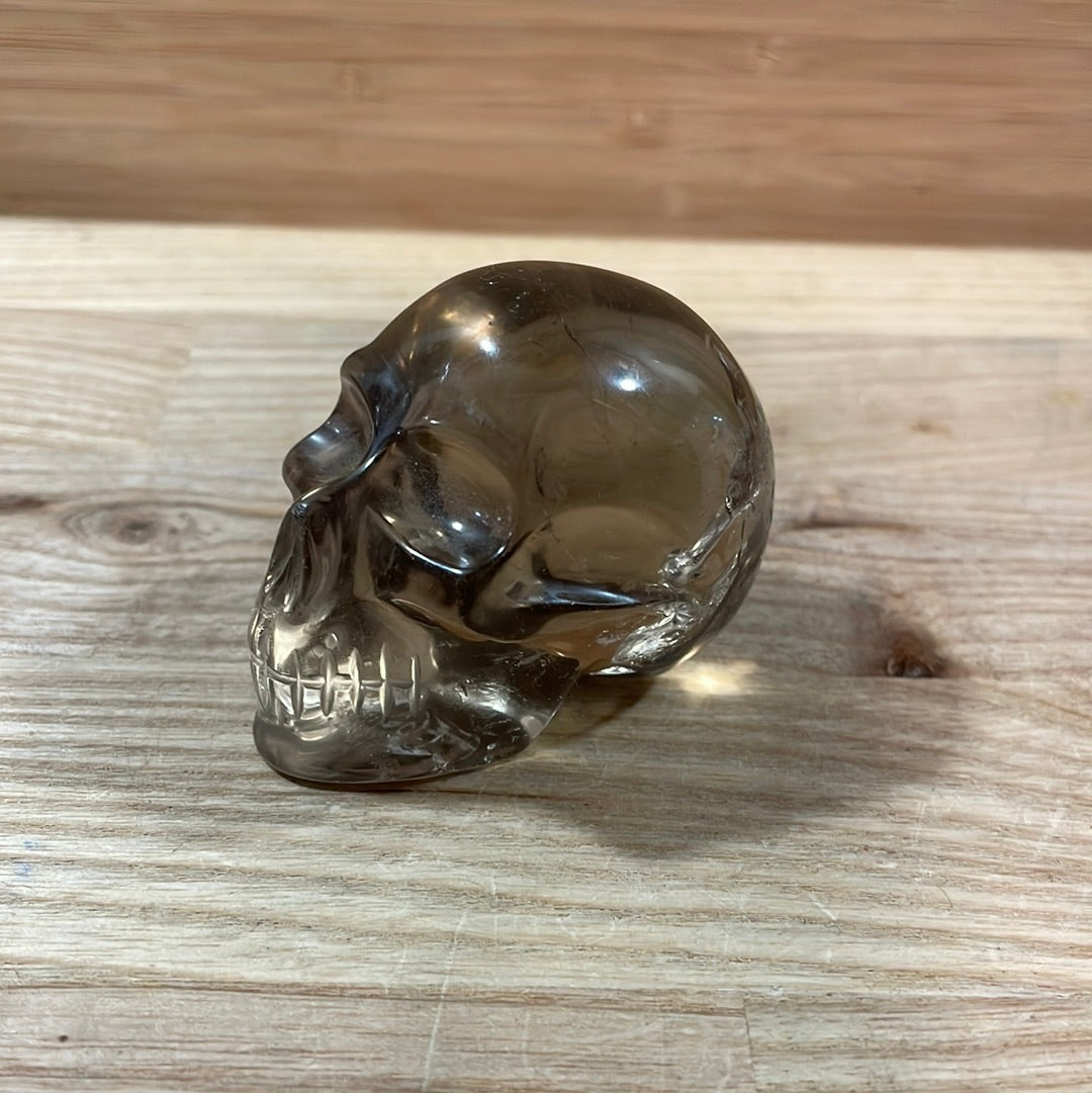 Smokey Quartz Skulls
