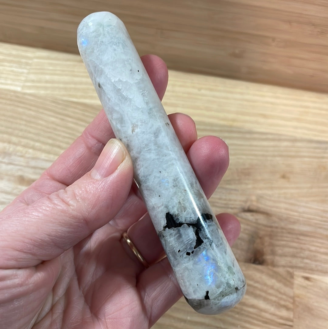 Rainbow Moonstone Wand