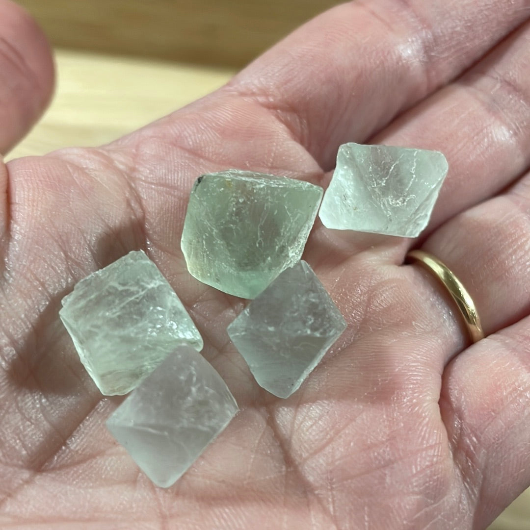 Fluorite Octahedrons