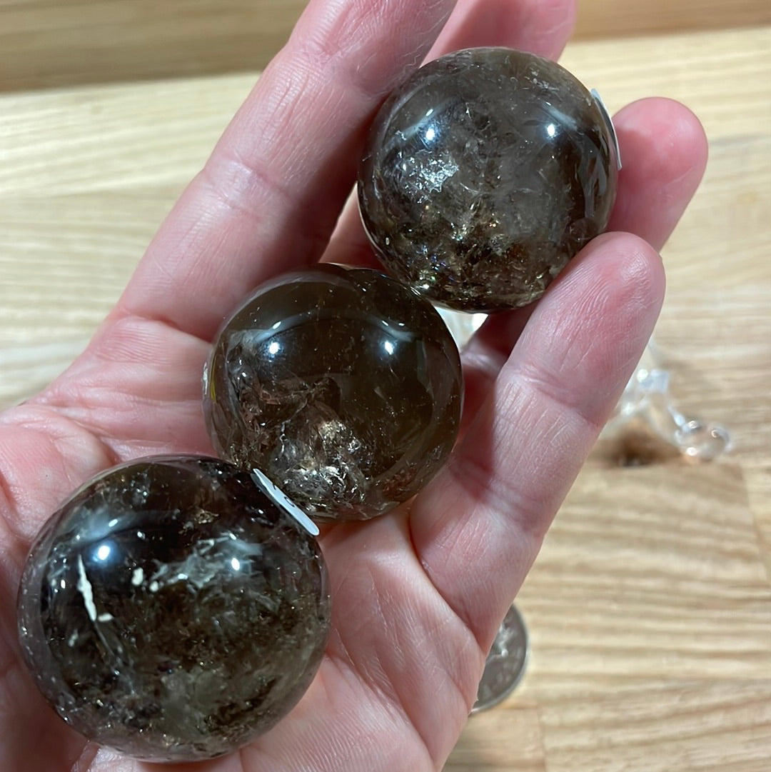 Smokey Quartz Sphere (approx 25-30mm))