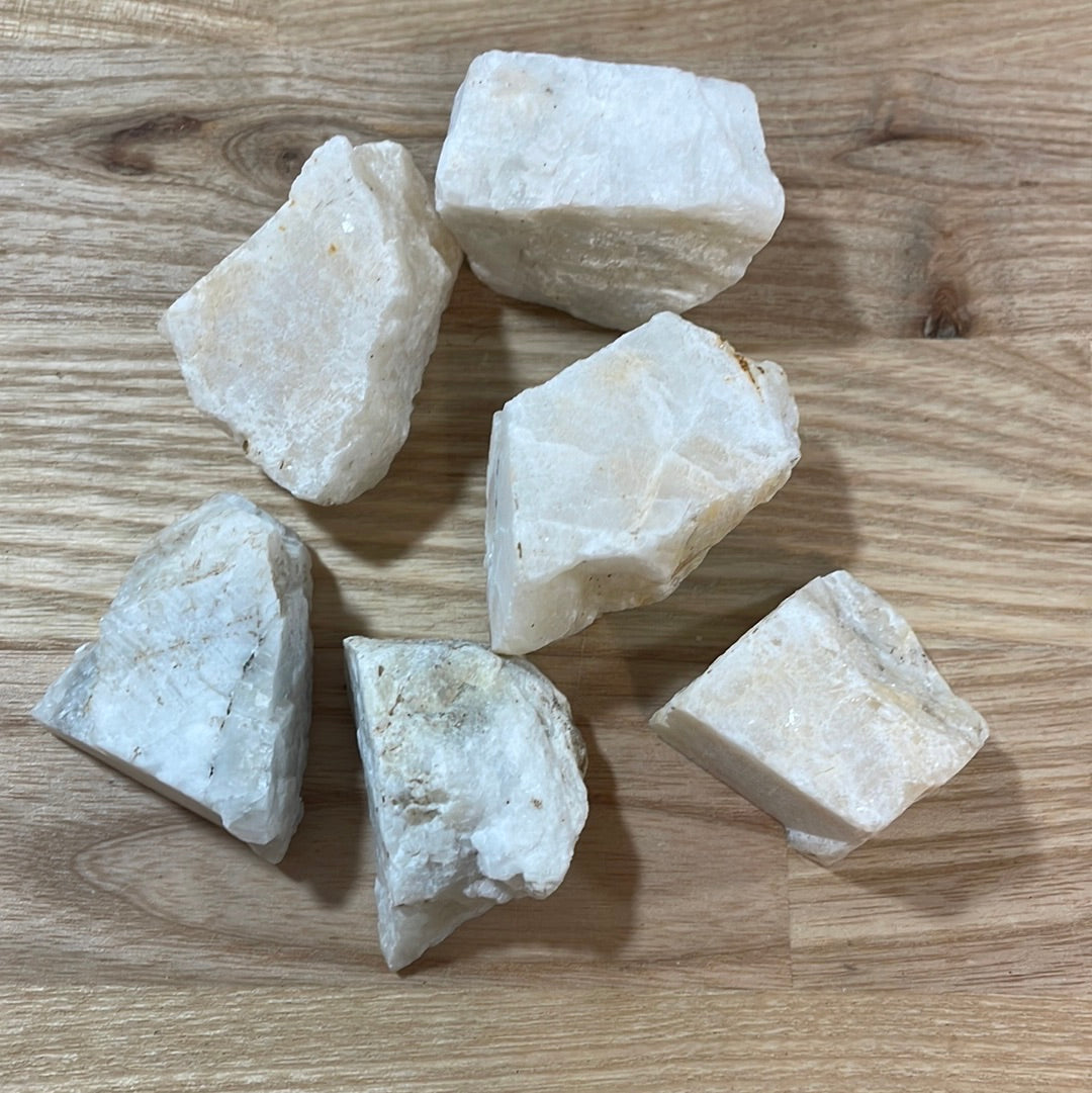 Rainbow Moonstone Raw Pieces