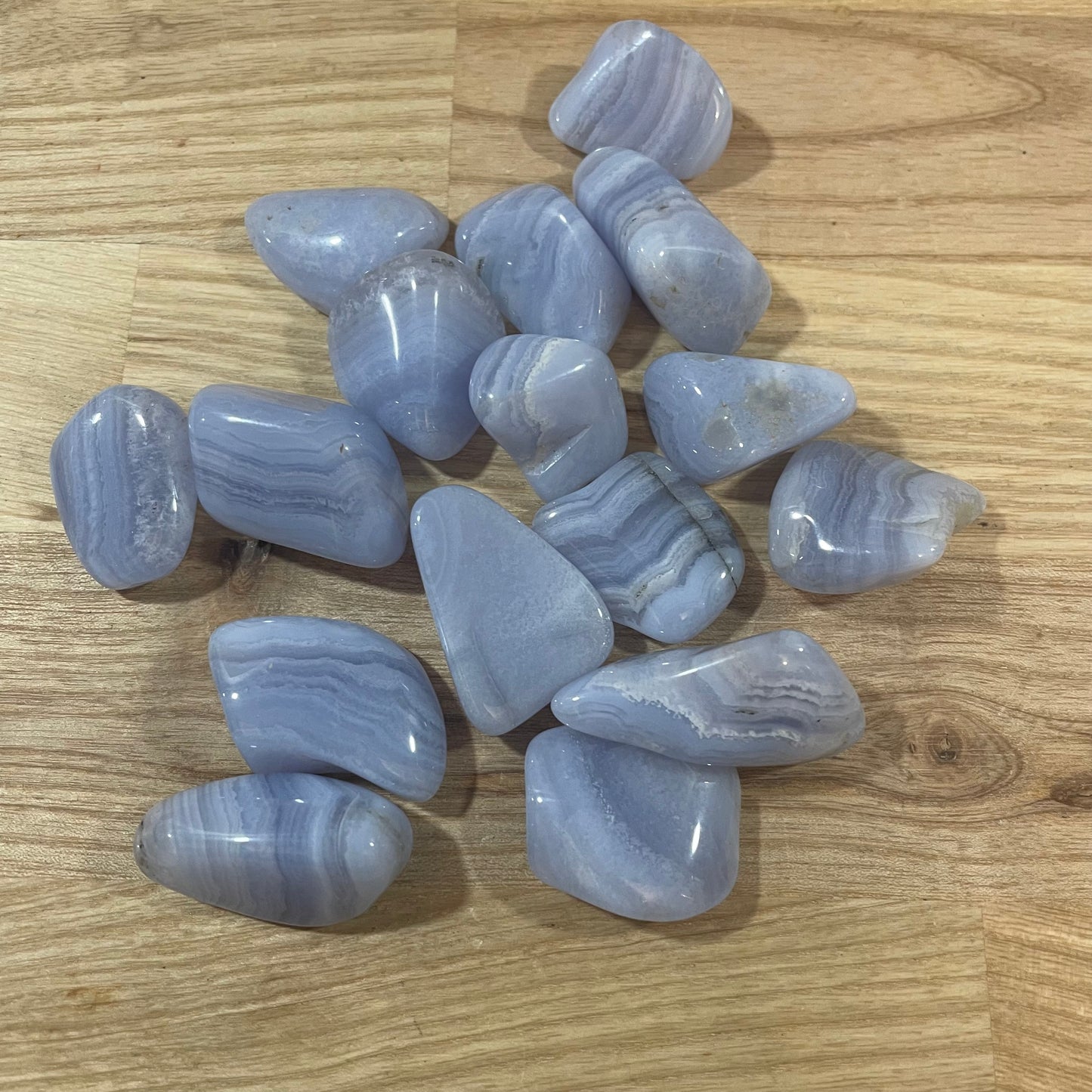 Blue Lace Agate Tumblestone