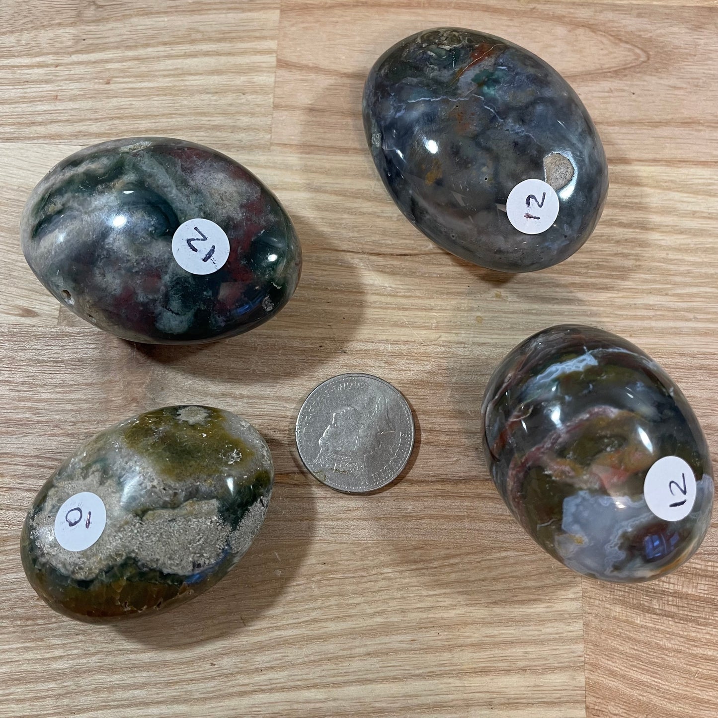 Ocean Jasper Pebbles/Palmstones