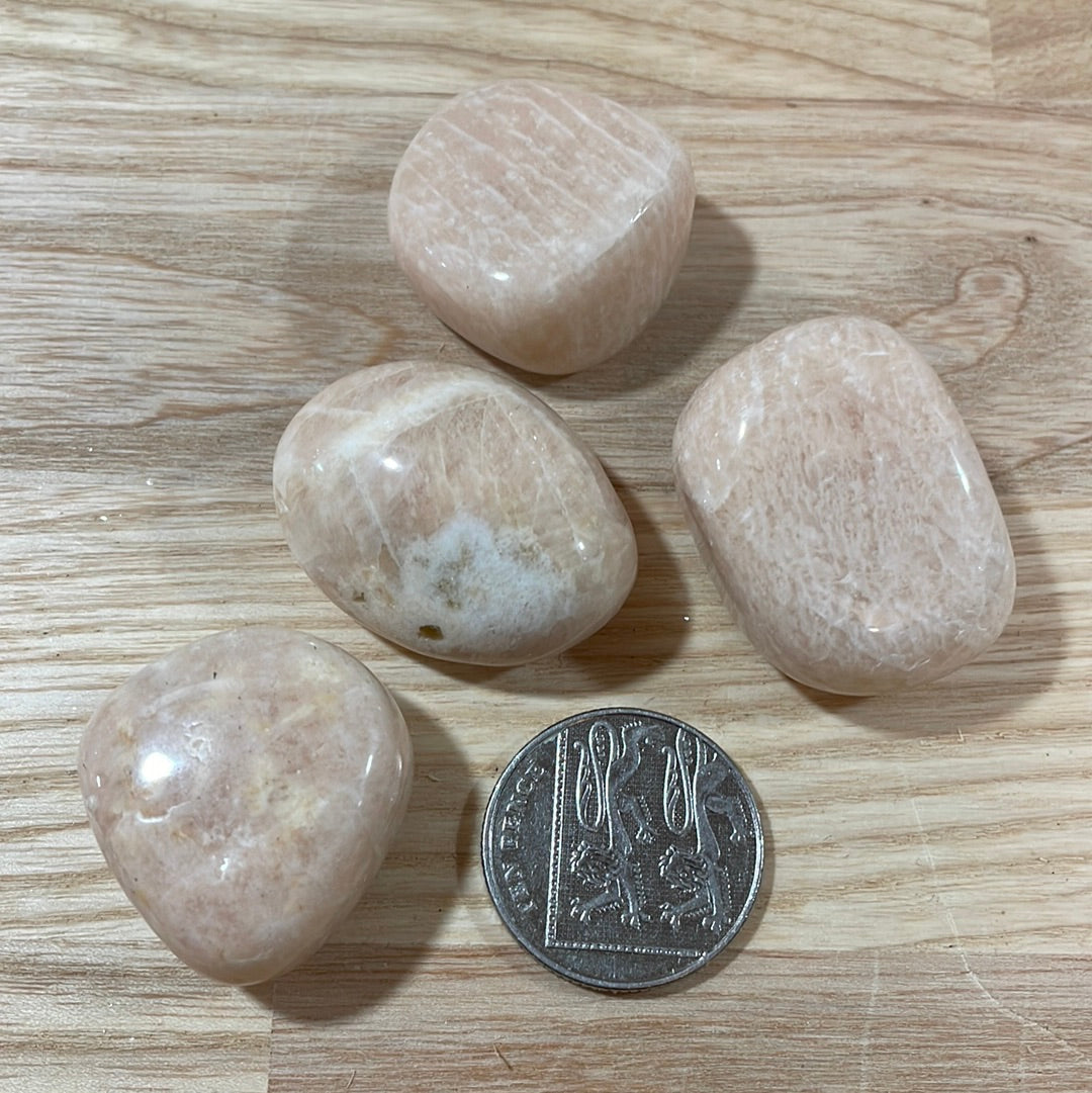 Peach Moonstone Tumblestone