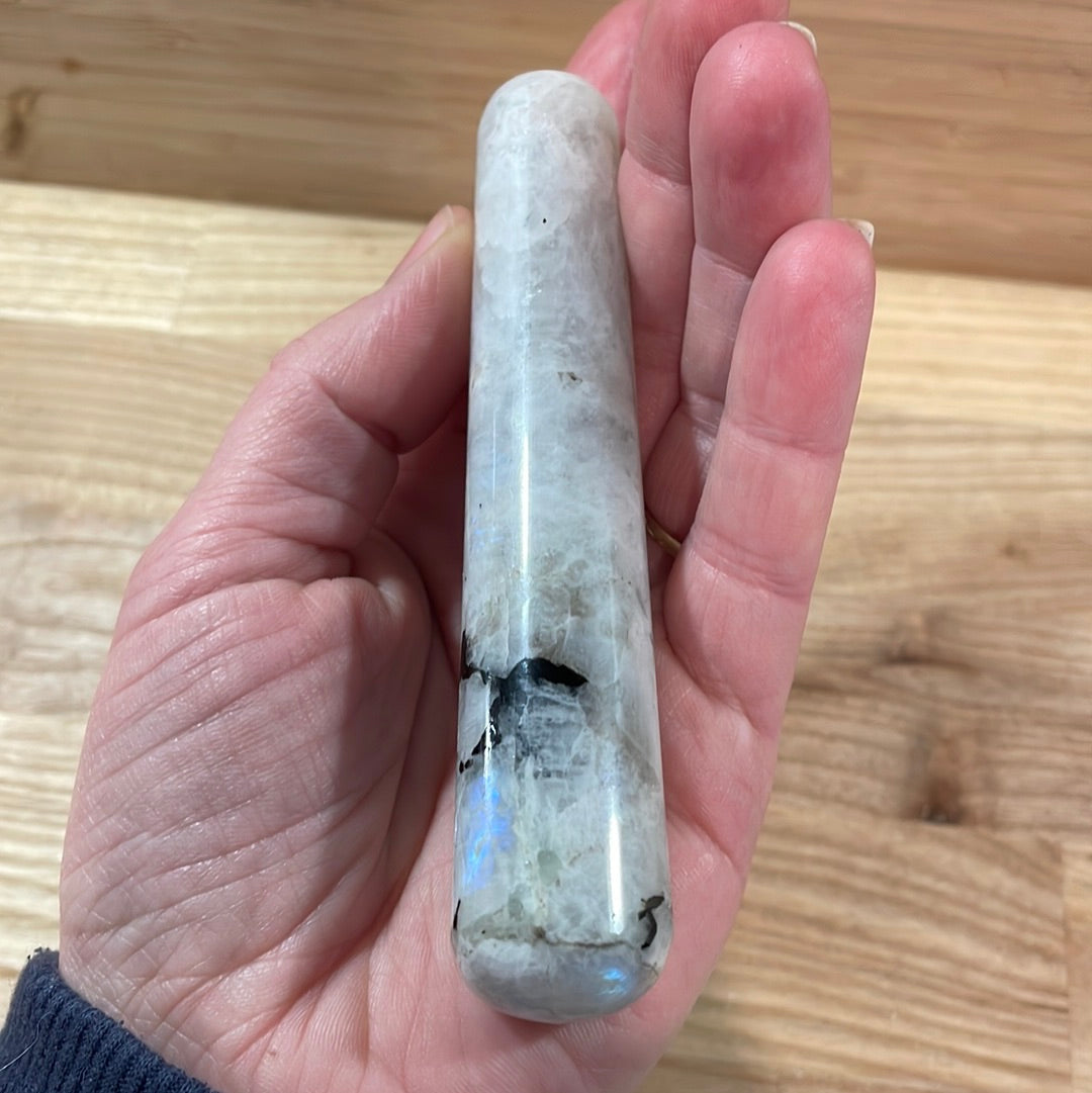 Rainbow Moonstone Wand