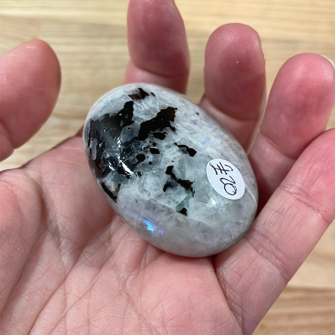 Rainbow Moonstone Palmstones