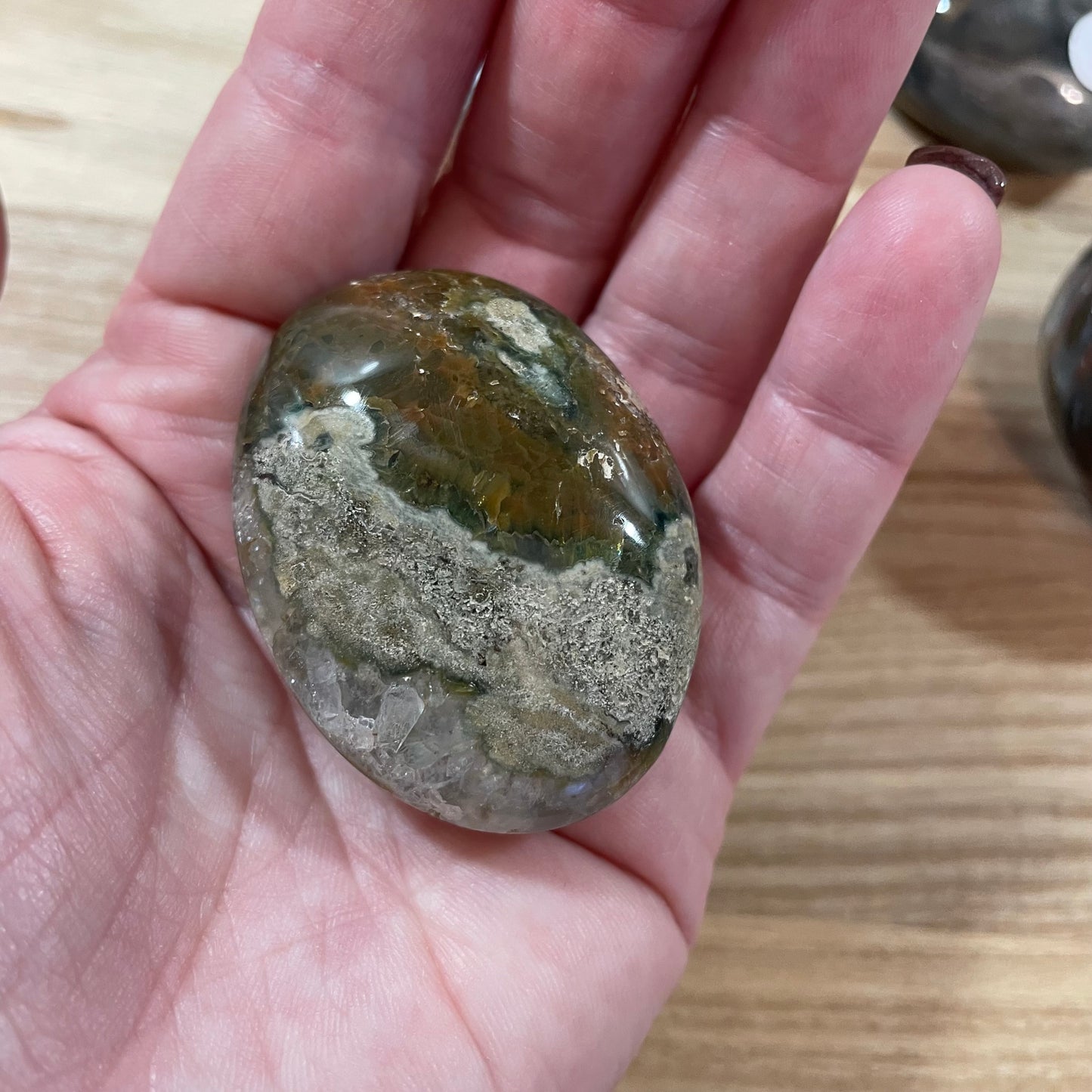 Ocean Jasper Pebbles/Palmstones