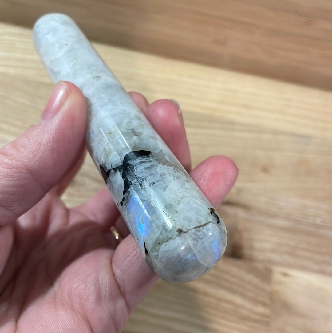 Rainbow Moonstone Wand