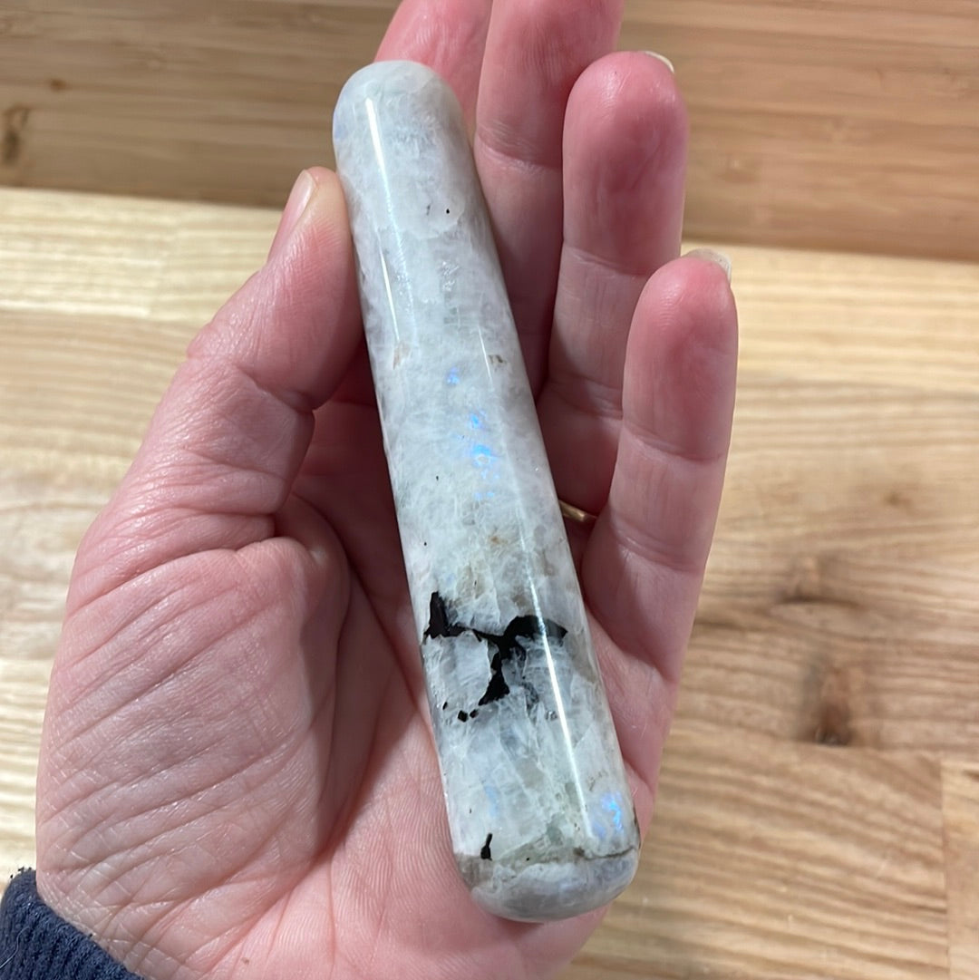 Rainbow Moonstone Wand