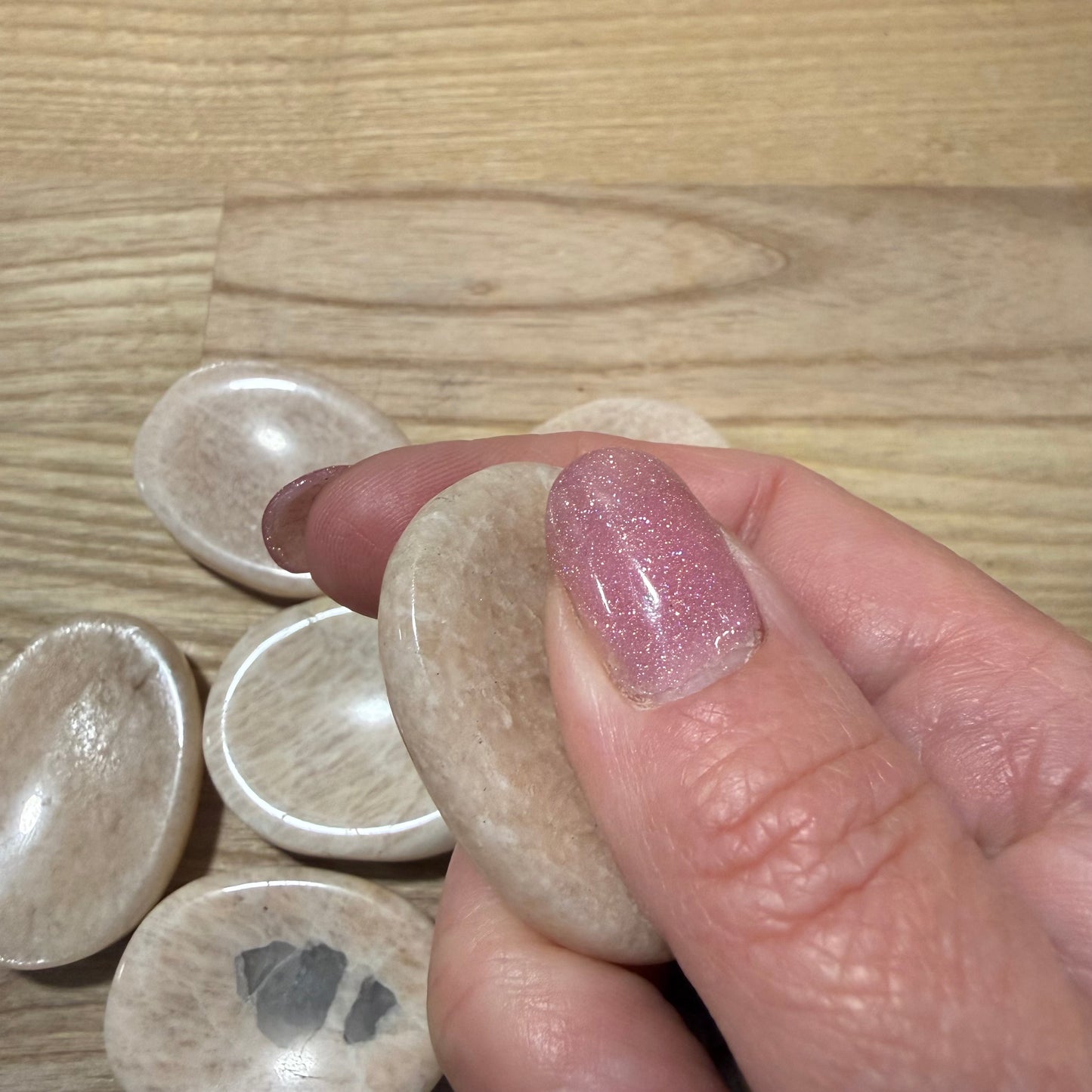 Moonstone Thumb Stone