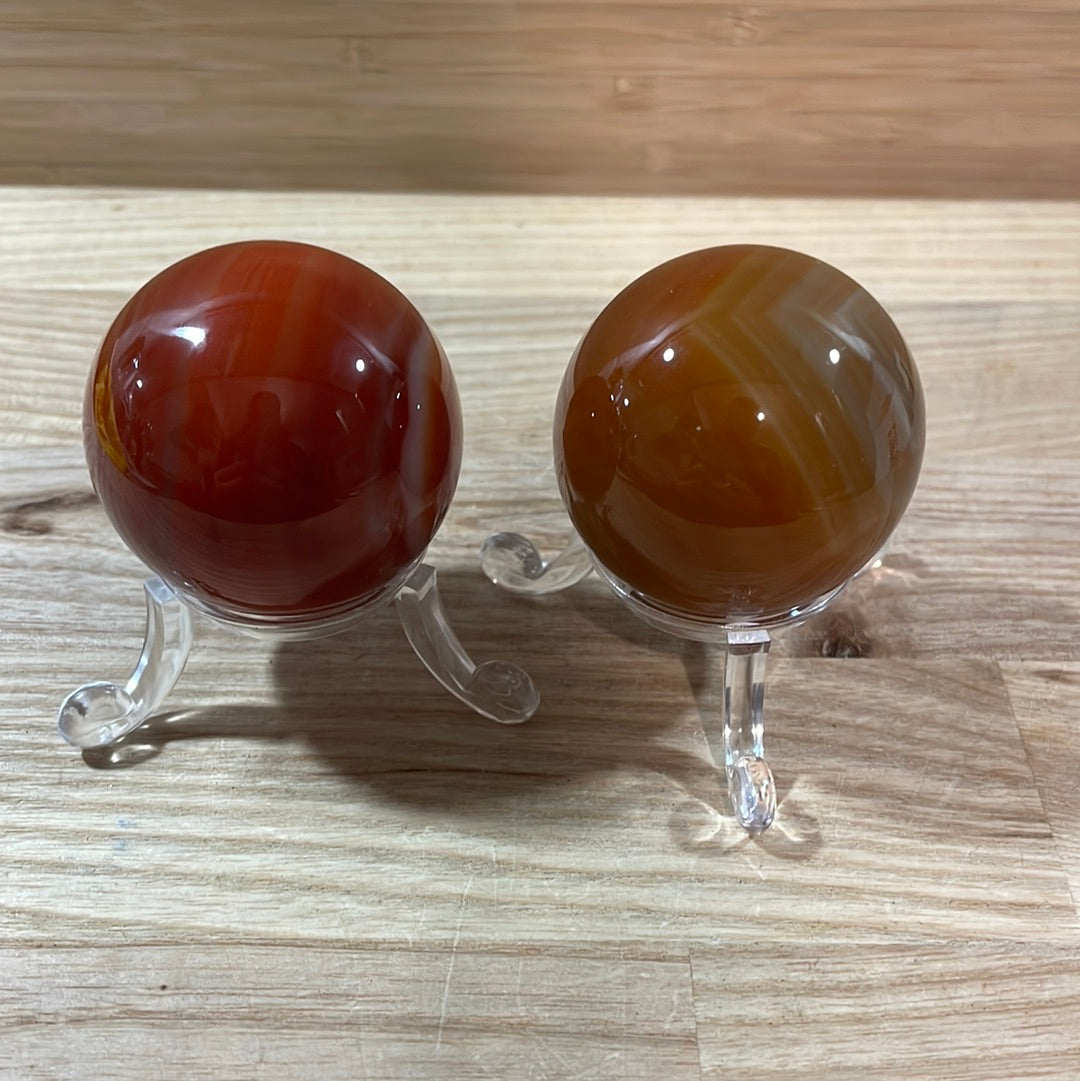 Carnelian Sphere (approx 40mm)