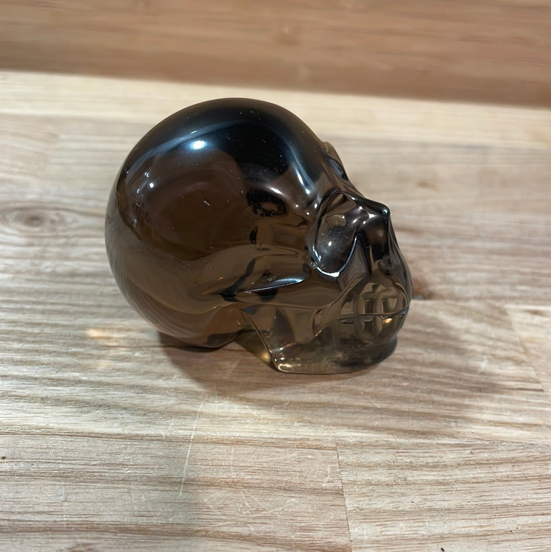 Smokey Quartz Skulls