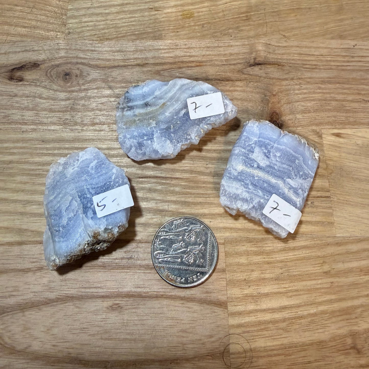 Blue Lace Agate - Raw