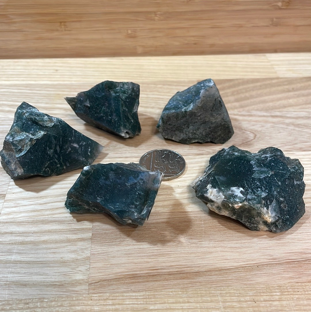Moss Agate Raw