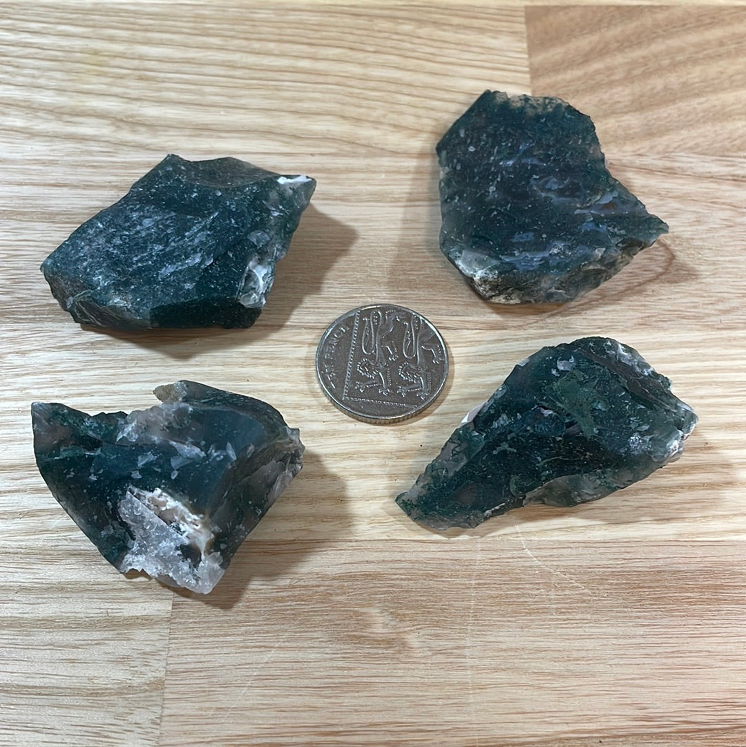 Moss Agate Raw