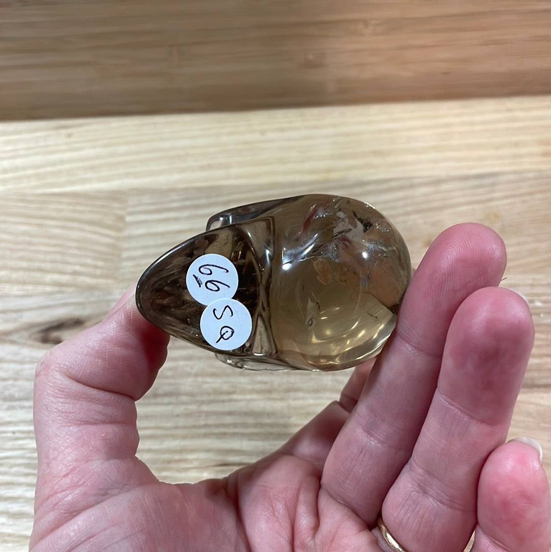 Smokey Quartz Skulls