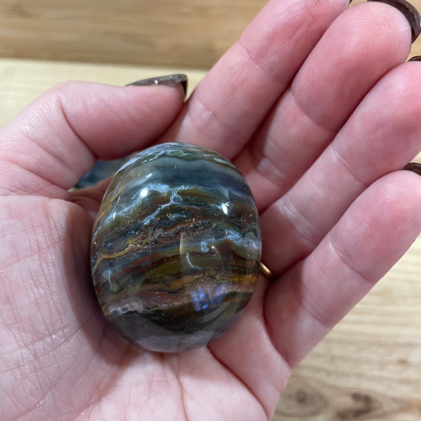Ocean Jasper Pebbles/Palmstones