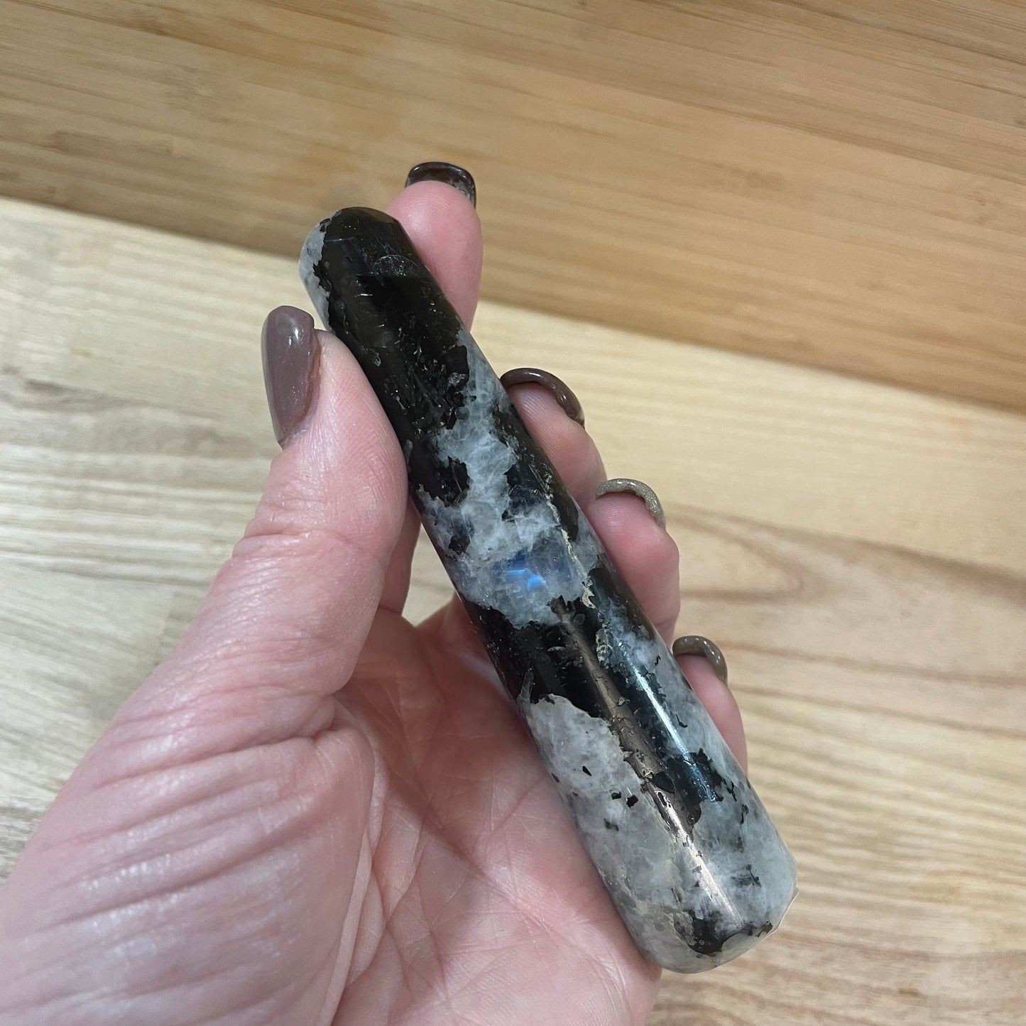 Rainbow Moonstone Wand