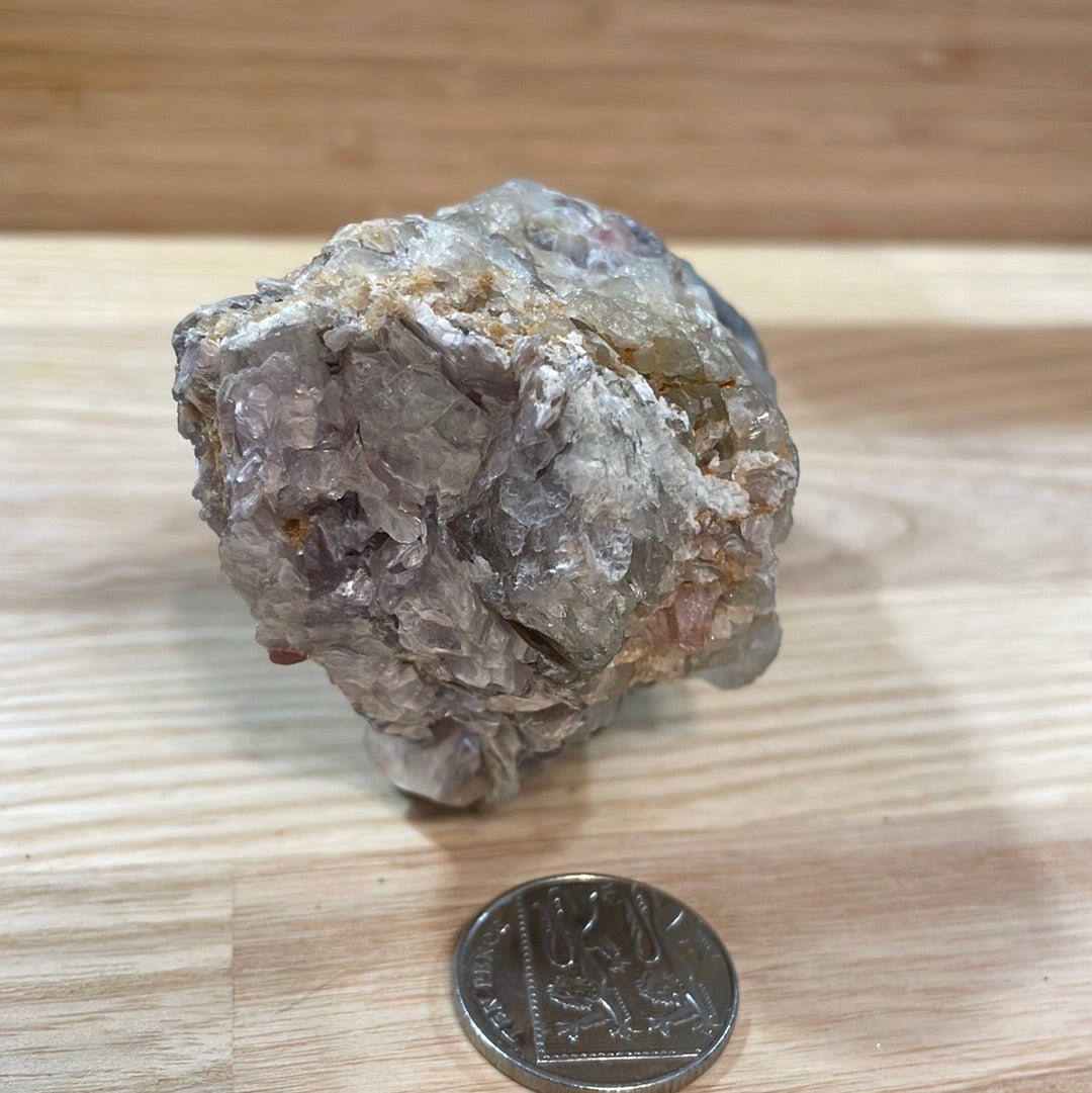 Pink Tourmaline in Quartz Matrix