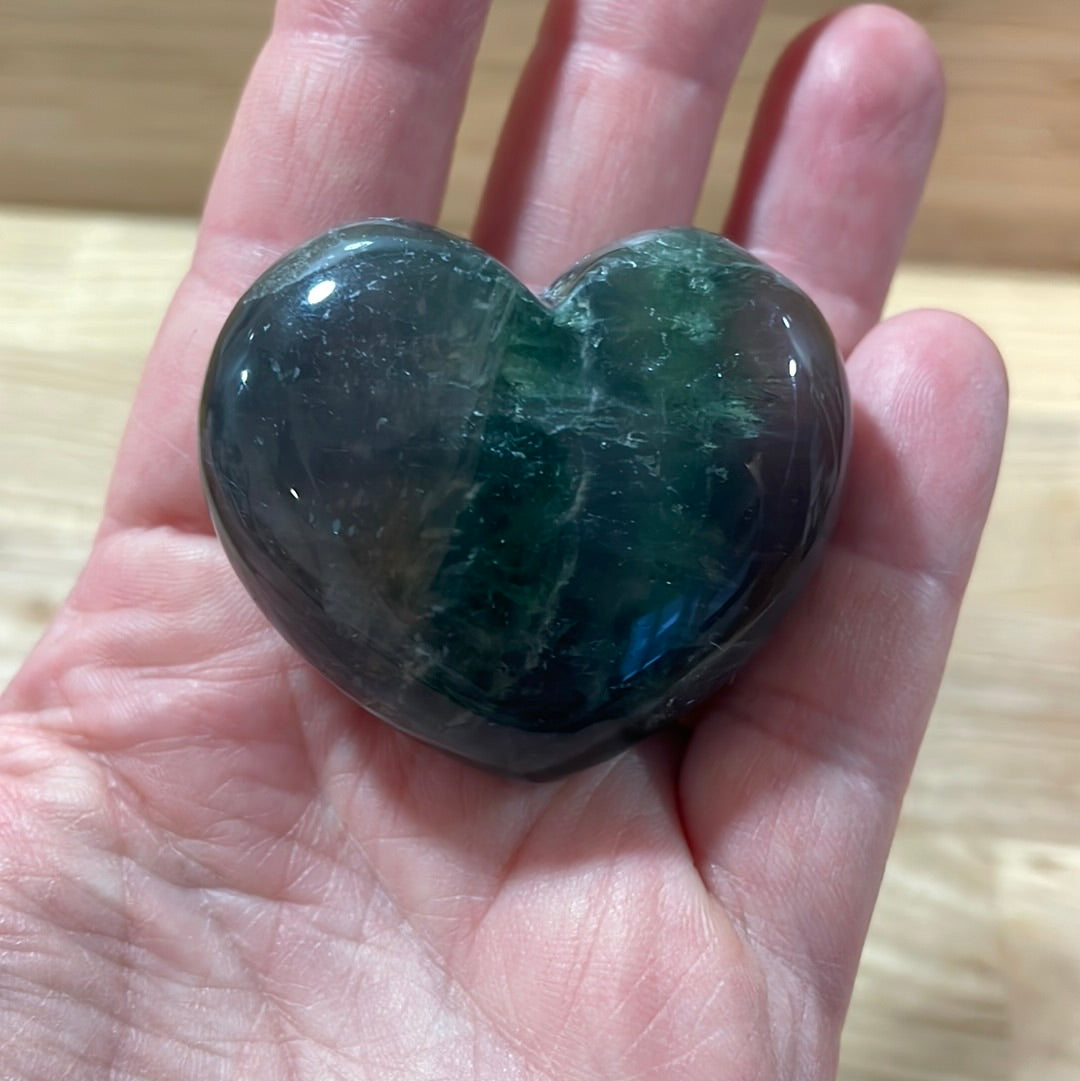 Fluorite Puffy Heart