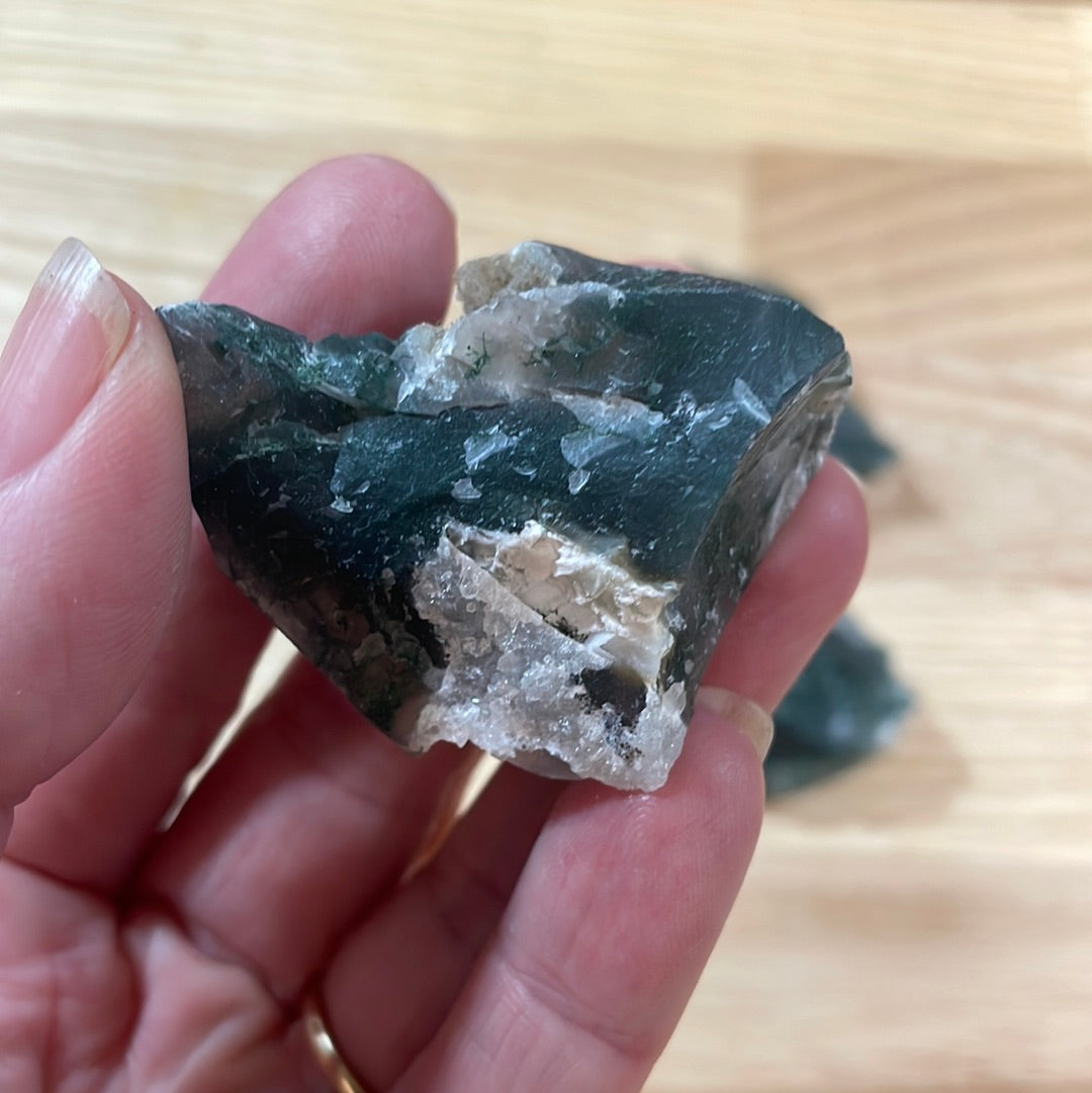Moss Agate Raw