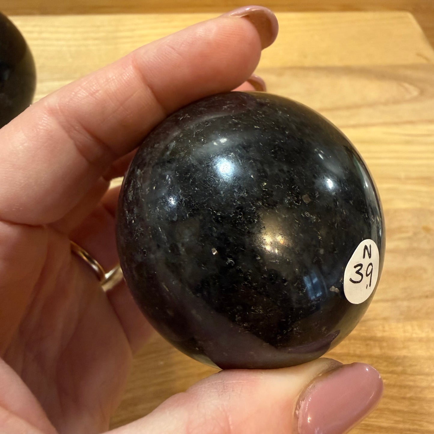 Nuummite Spheres