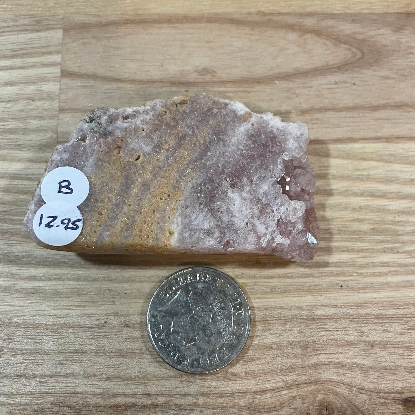 Pink Amethyst Slice