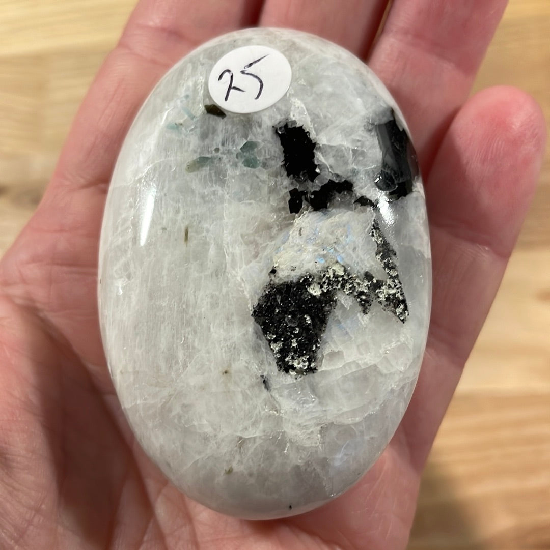 Rainbow Moonstone Palmstones