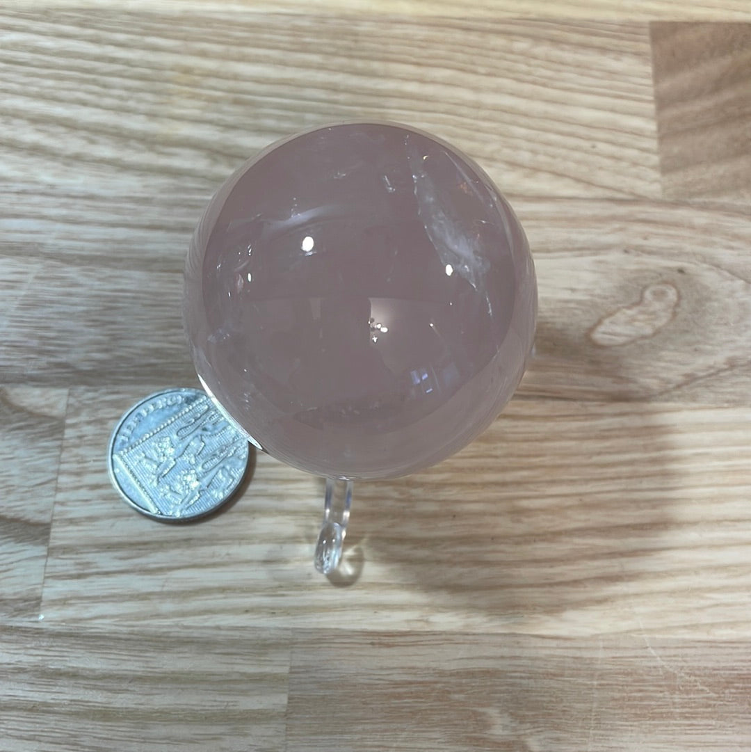 Rose Quartz Sphere 40mm and 50mm A Grade