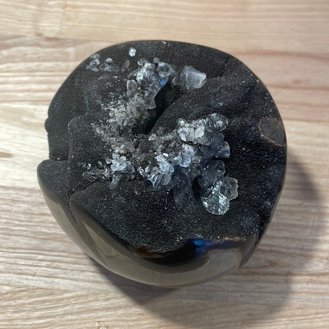 Septarian Raw & Polished Display Piece