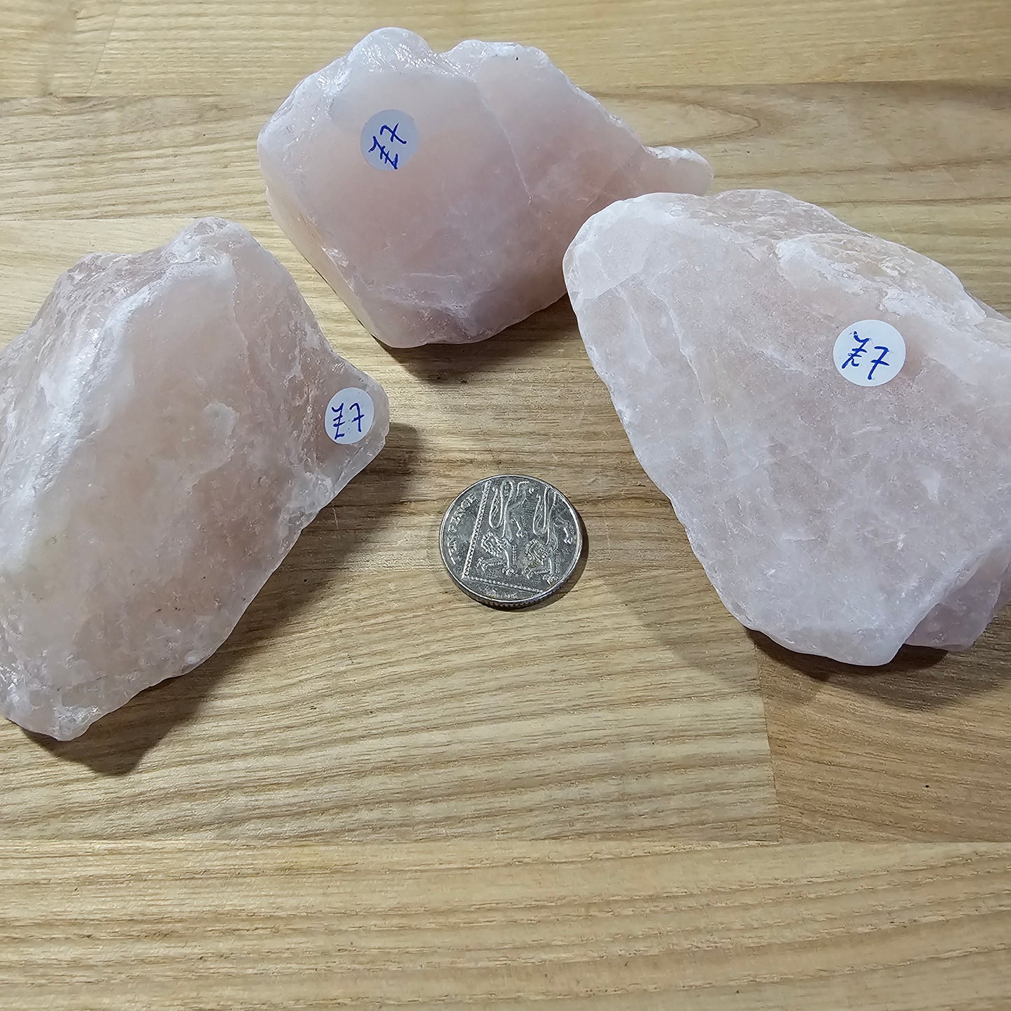 Rose Quartz "A" Grade rough pieces