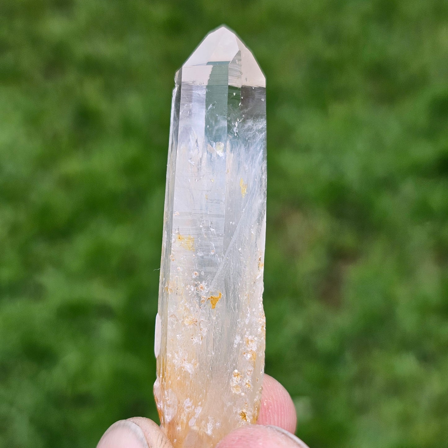 Blue Mist Lemurian Quartz Points