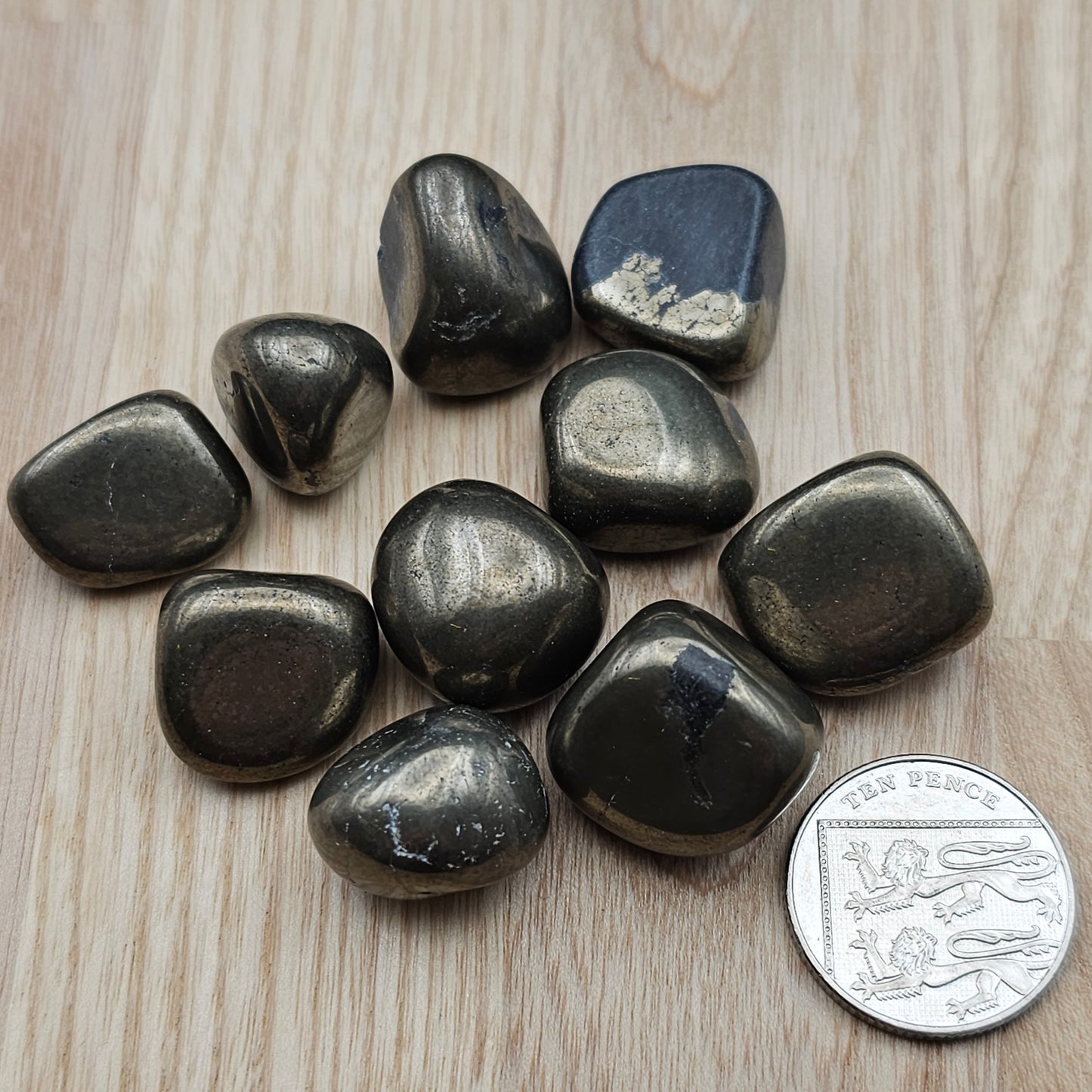 Pyrite Tumblestone (Polished)