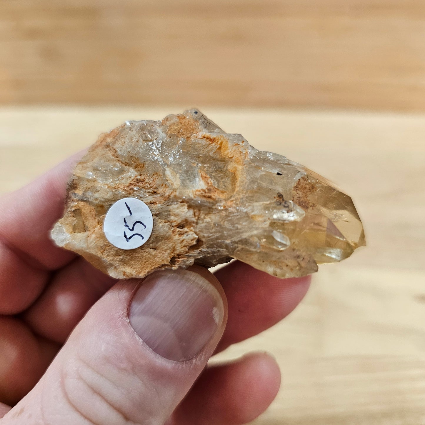 Natural, Raw Kundalini Citrine from the R.O.Congo