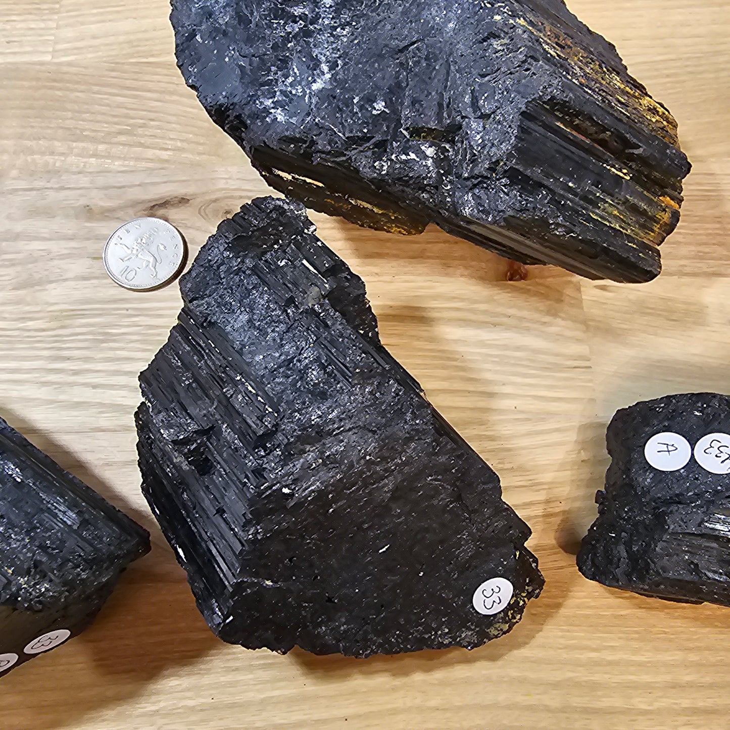 Black Tourmaline Logs