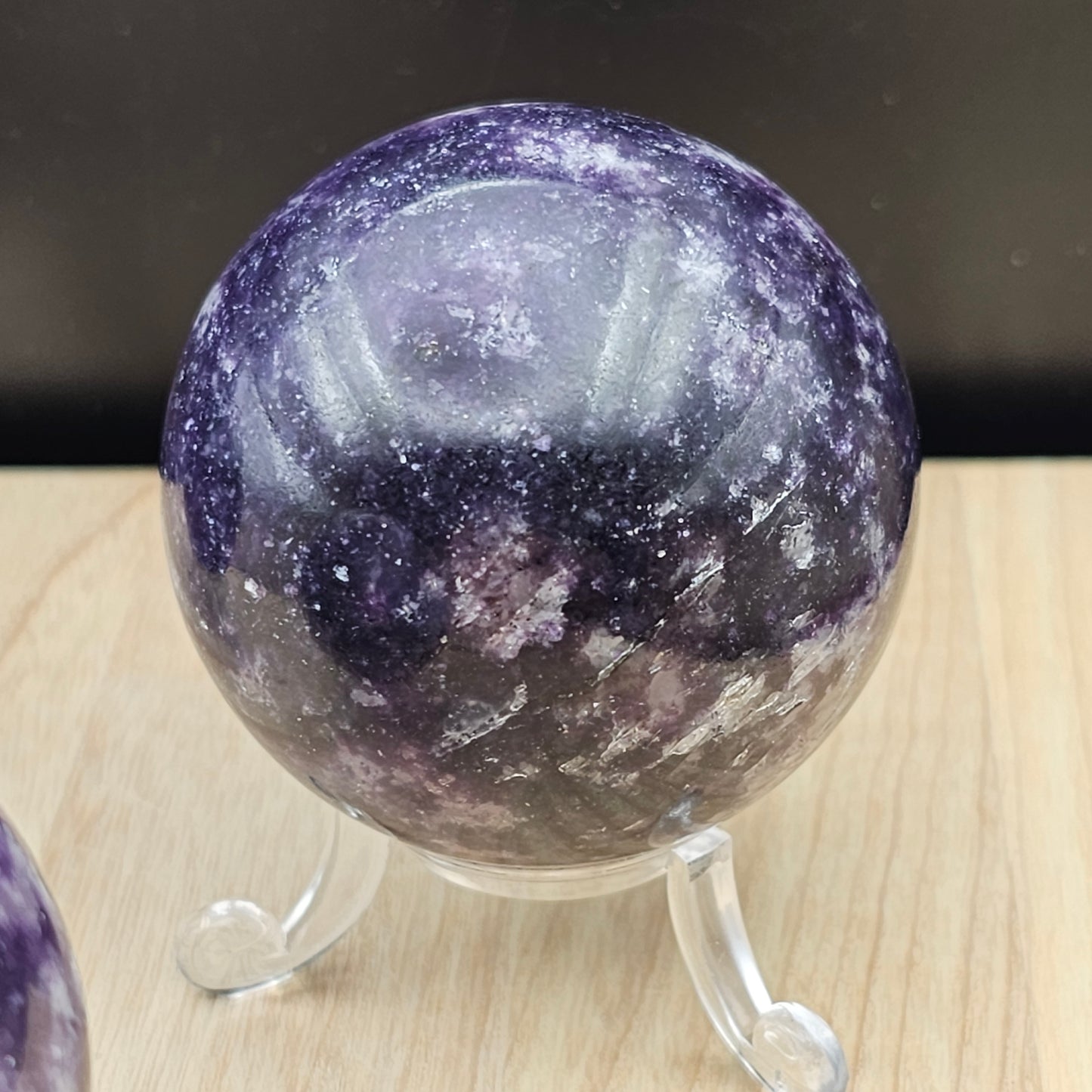 Lepidolite Spheres - A Grade