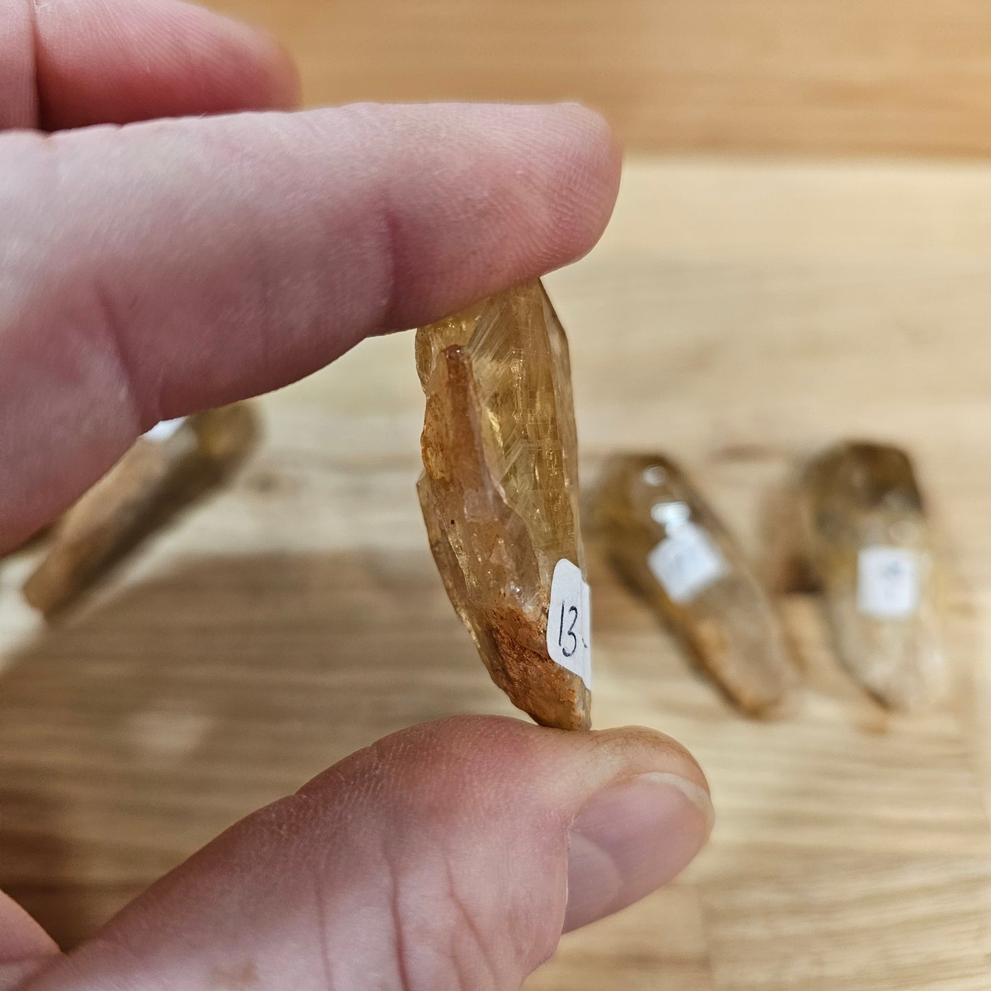 Natural, Raw Kundalini Citrine from the R.O.Congo