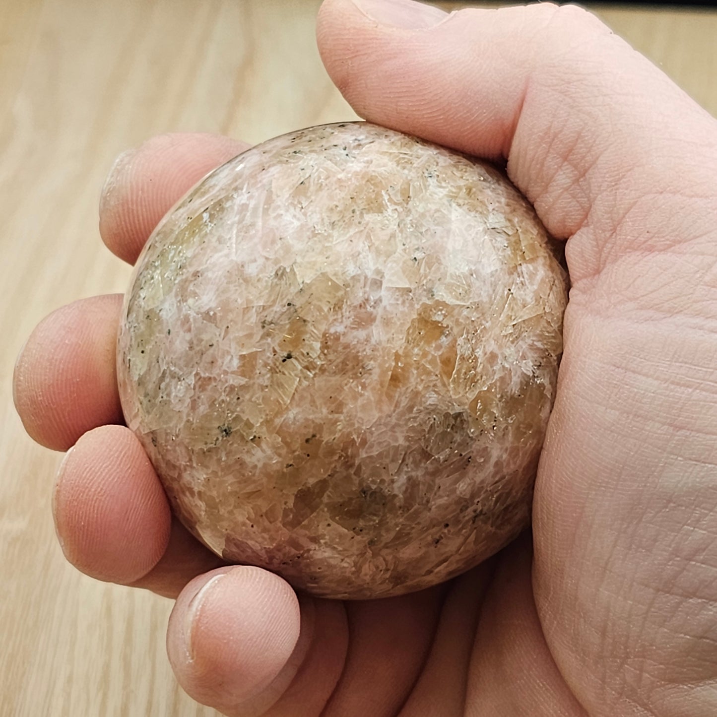 Orchid Calcite Sphere