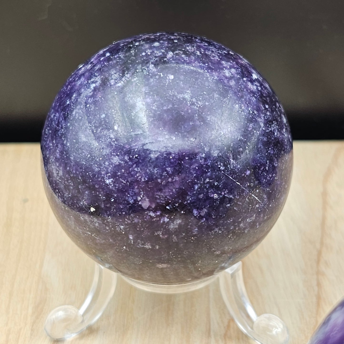 Lepidolite Spheres - A Grade
