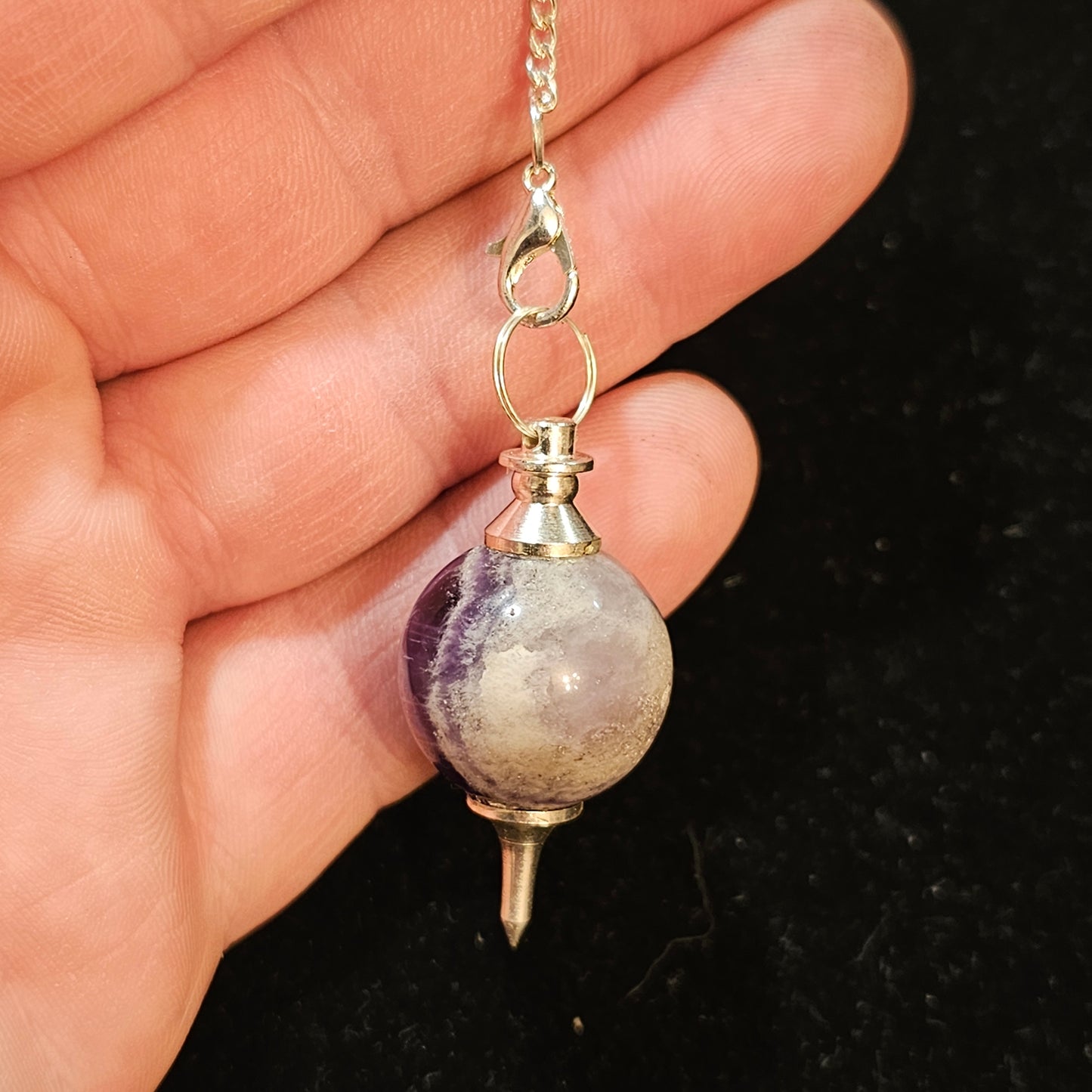 Amethyst Sphere Pendulum
